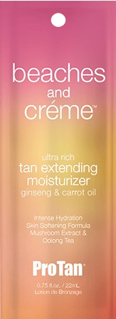 Pro Tan BEACHES and CREME TAN EXTENDER Packet
