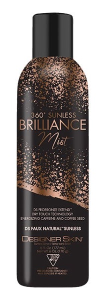 Designer Skin Faux Natural 360 Sunless Brilliance Mist 6 oz 