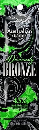 Deviously Bronze 45X Bronzer Tanning Packet