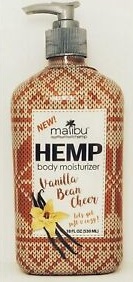Malibu Hemp VANILLA BEAN CHEER Moisturizer 18 oz