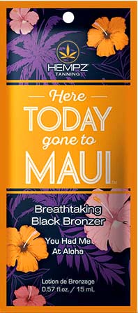 Hempz Here Today Gone to Maui Black Bronzer Packet